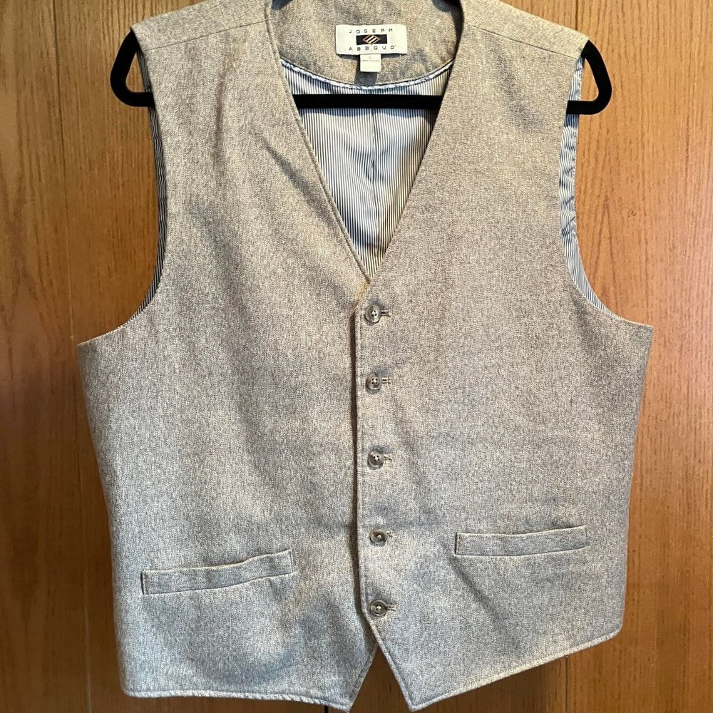 Joseph Abboud Tan Men's Wearhouse Large Vest